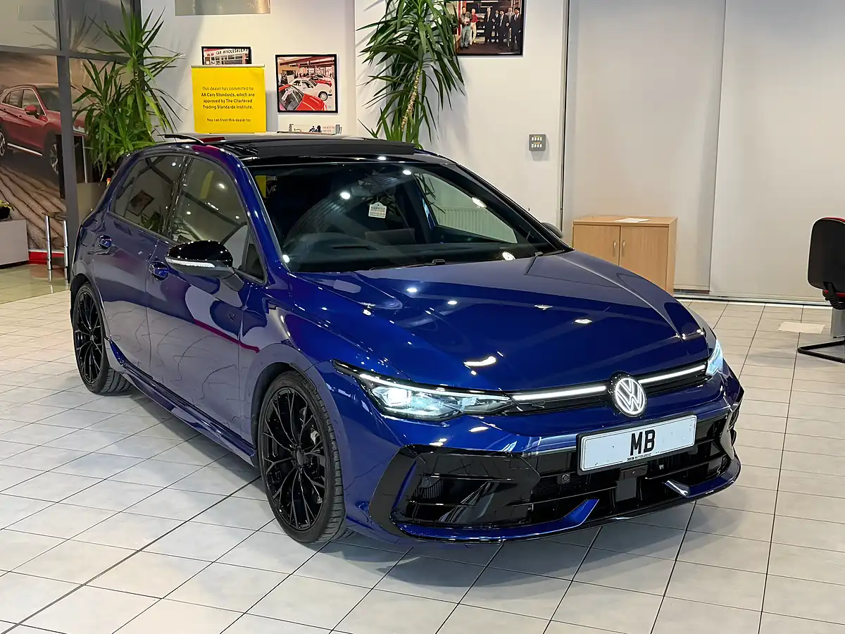Used 2025 Volkswagen Golf R Black Edition Blue - Interior and Exterior details 2