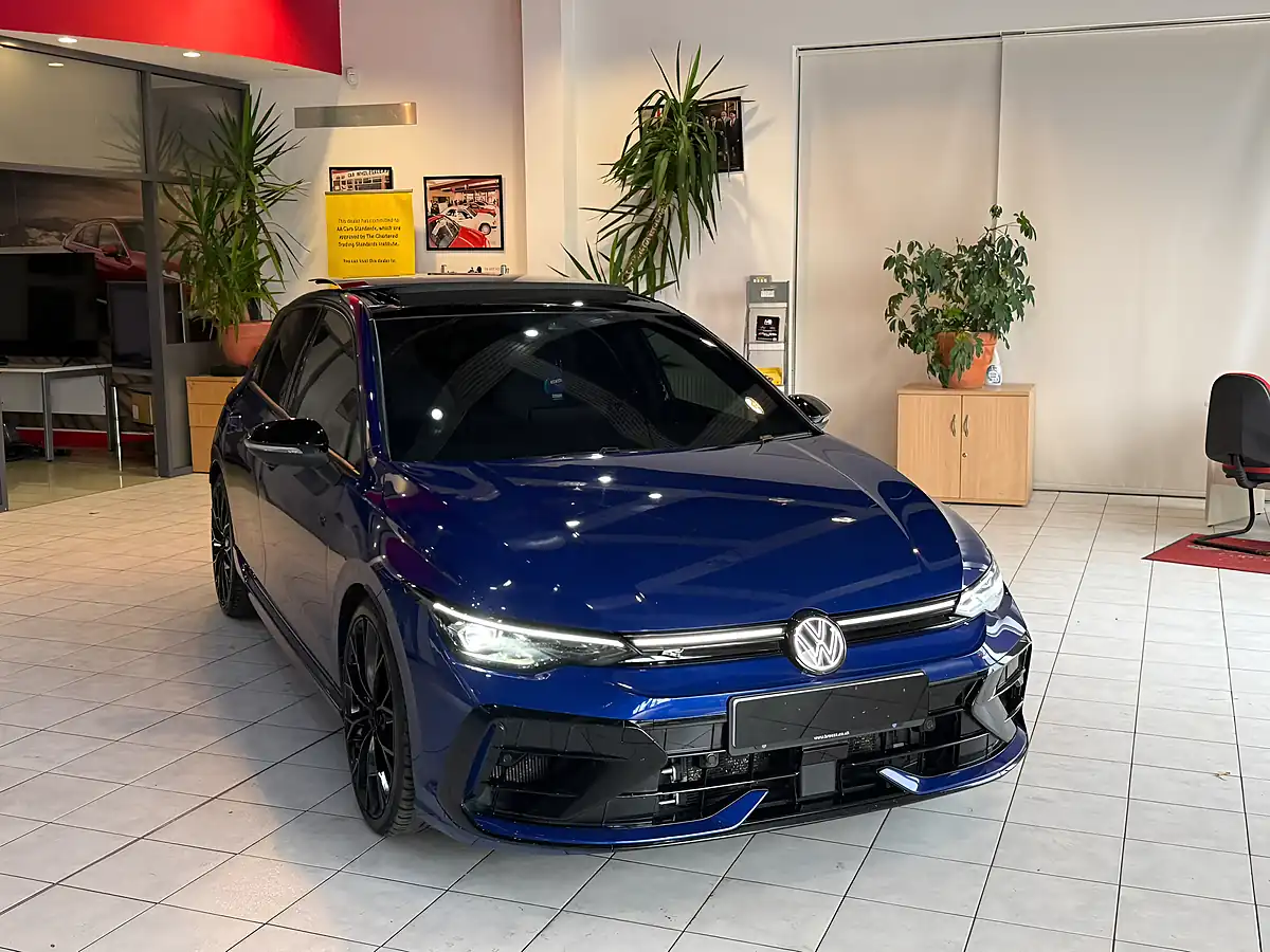 Used 2025 Volkswagen Golf R Black Edition Blue - Interior and Exterior details 2