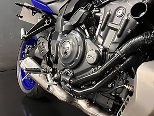Used 2025 Yamaha MT-07 Hyper-Naked Blue - Interior and Exterior details 10