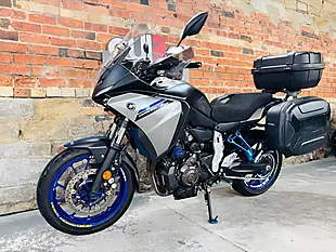 Used 2025 Yamaha Tracer 7 Touring Grey - Interior and Exterior details 12