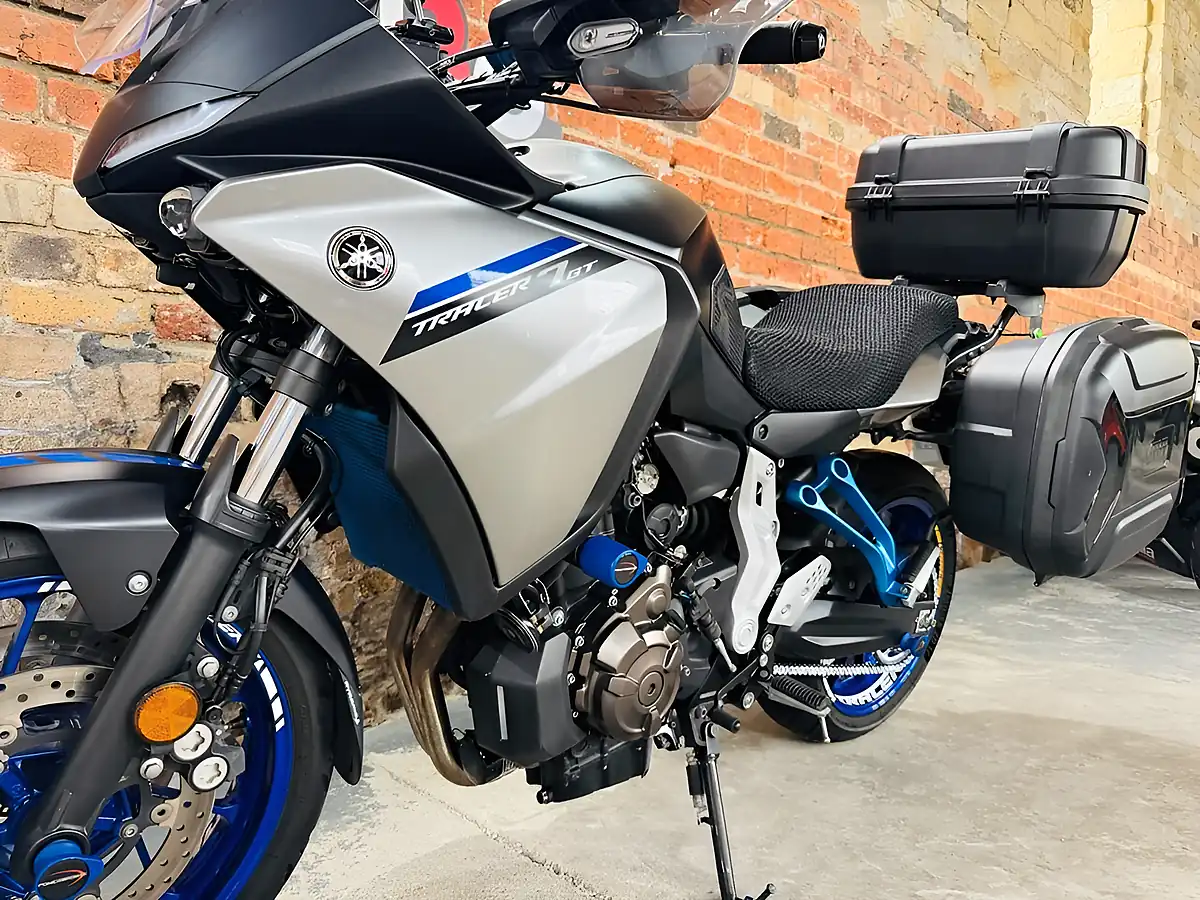 Used 2025 Yamaha Tracer 7 Touring Grey - Interior and Exterior details 15