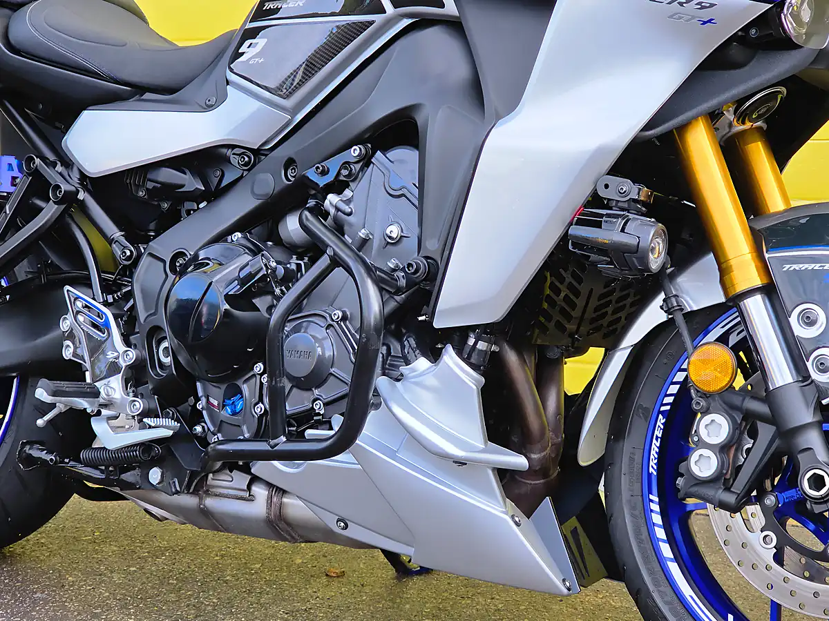 Used 2025 Yamaha Tracer 9 Gt+ Silver - Interior and Exterior details 10