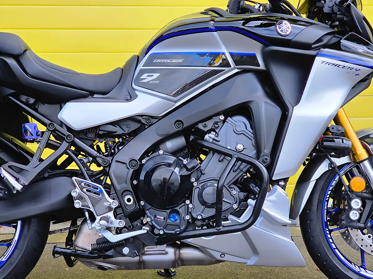 Used 2025 Yamaha Tracer 9 Gt+ Silver - Interior and Exterior details 9