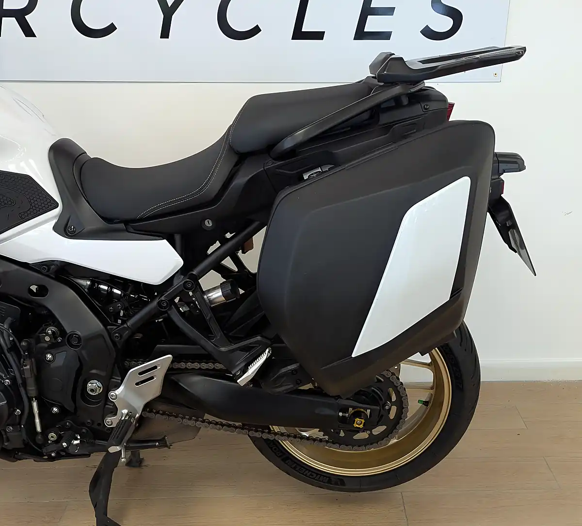 Used 2025 Yamaha Tracer 9 GT White - Interior and Exterior details 20
