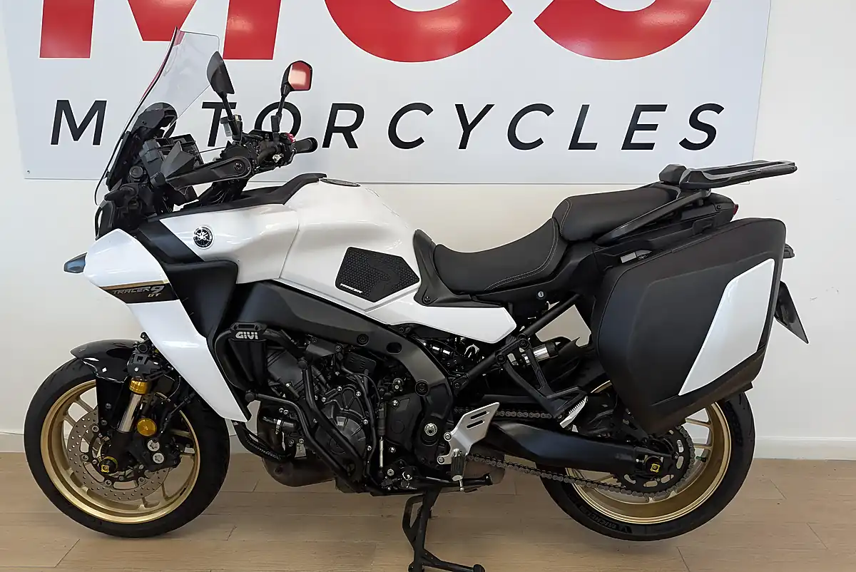 Used 2025 Yamaha Tracer 9 GT White - Interior and Exterior details 4