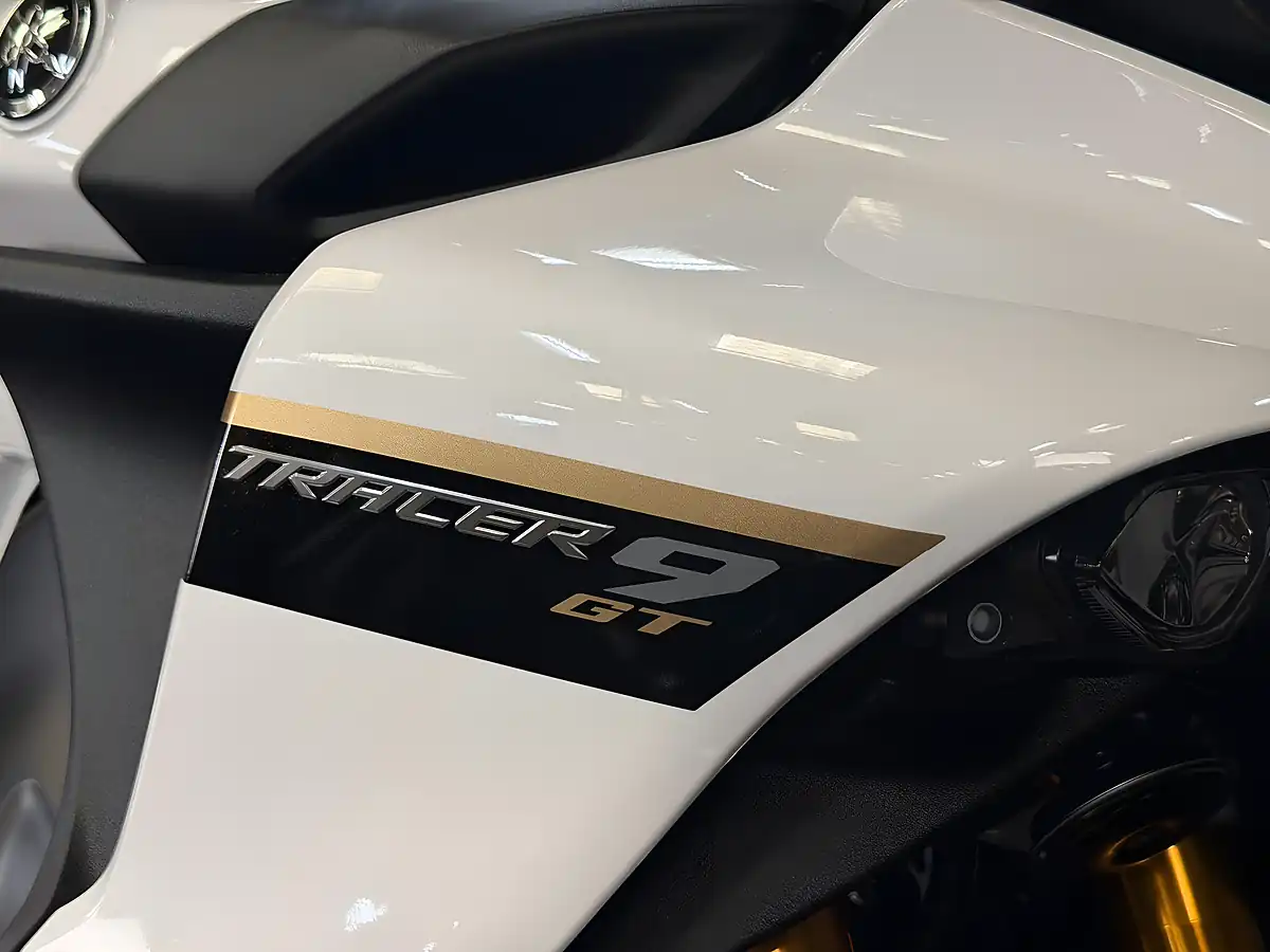 Used 2025 Yamaha Tracer 9 GT White - Interior and Exterior details 10