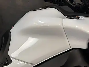 Used 2025 Yamaha Tracer 9 GT White - Interior and Exterior details 11