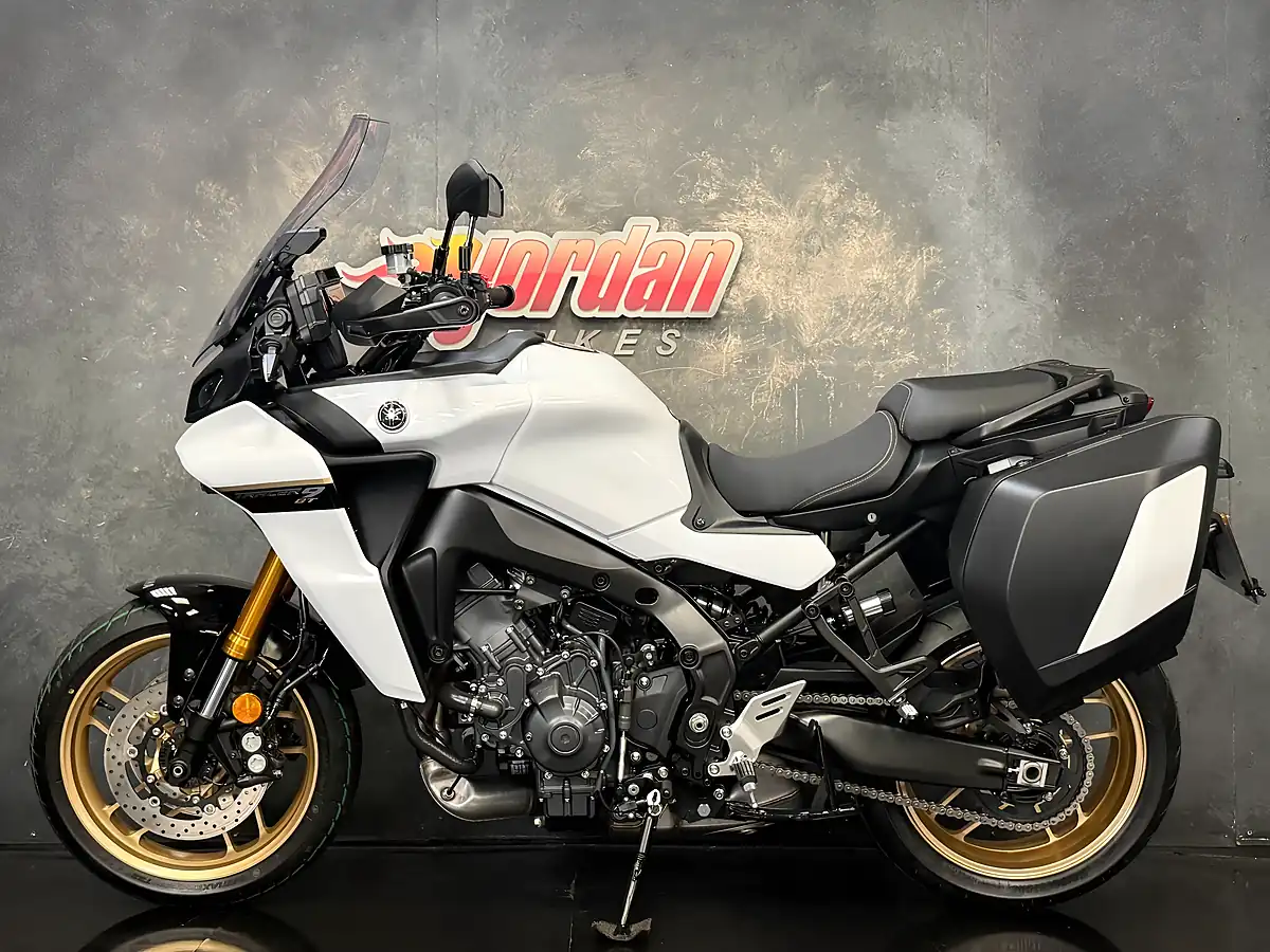 Used 2025 Yamaha Tracer 9 GT White - Interior and Exterior details 2