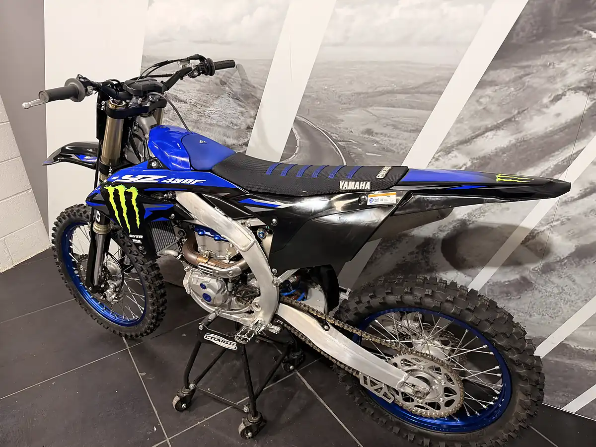 Used 2025 Yamaha YZ450F Monster Energy Edition Blue - Interior and Exterior details 10