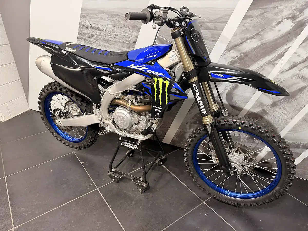 Used 2025 Yamaha YZ450F Monster Energy Edition Blue - Interior and Exterior details 2