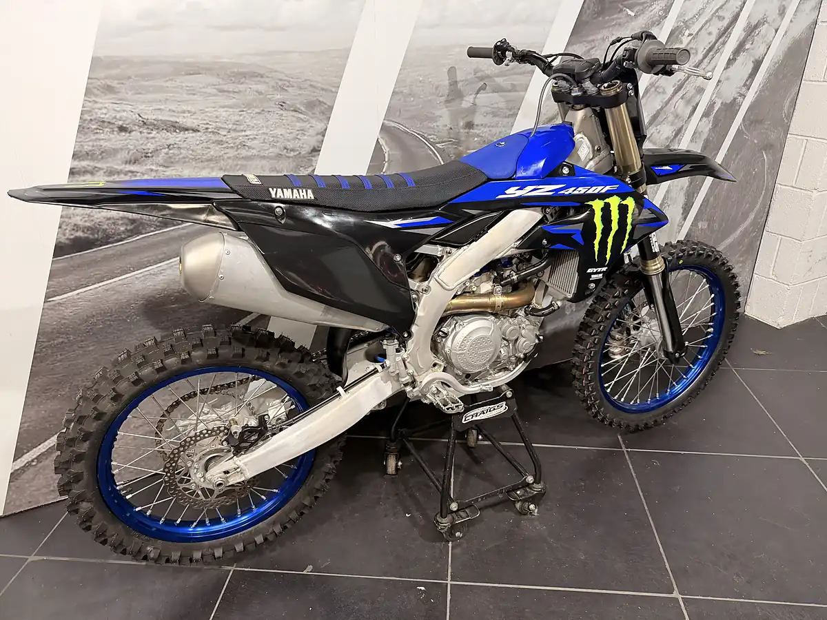 Used 2025 Yamaha YZ450F Monster Energy Edition Blue - Interior and Exterior details 3
