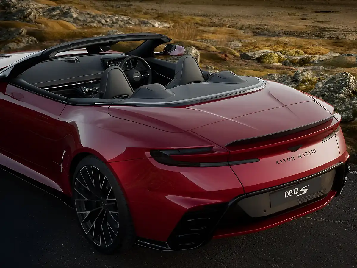 Used 2026 Aston Martin DB12 S Volante Hyper Red - Interior and Exterior details 12