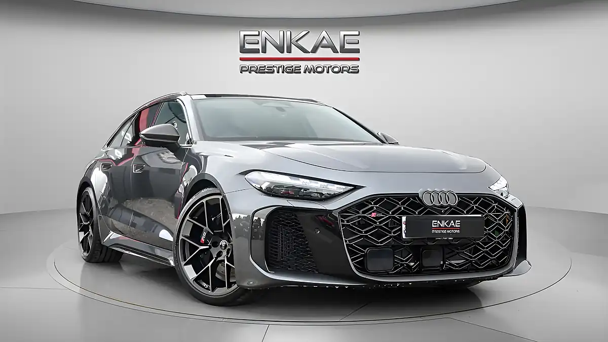 Used 2026 Audi RS5 Avant Vorsprung Daytona Grey - Front View