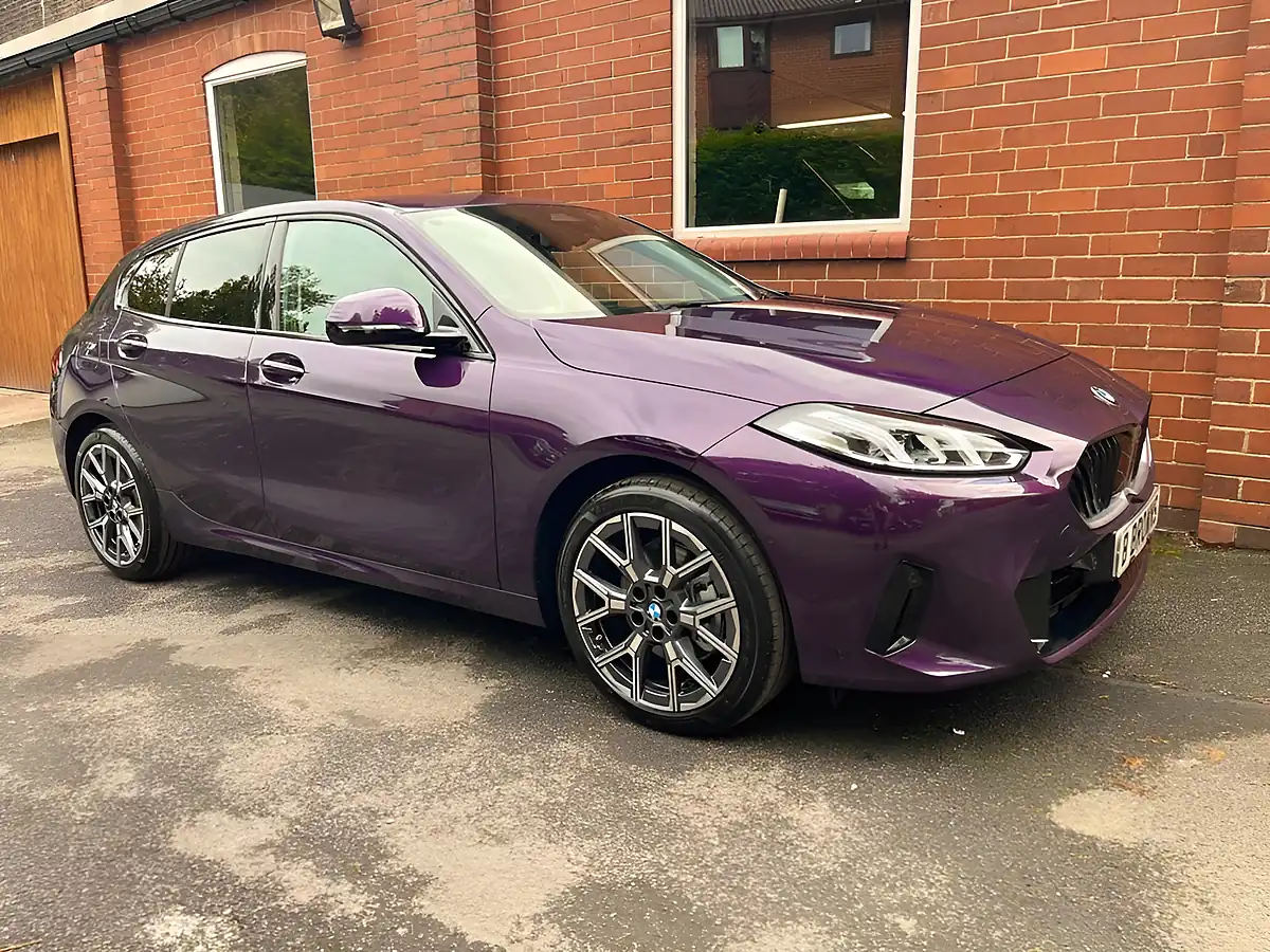 Used 2026 BMW 1 Series M Sport Thundernight Purple - Front View
