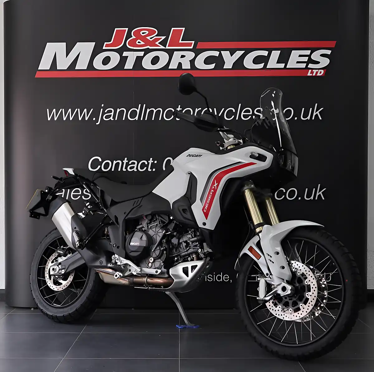 Used 2026 Ducati Desert X White - Interior and Exterior details 2