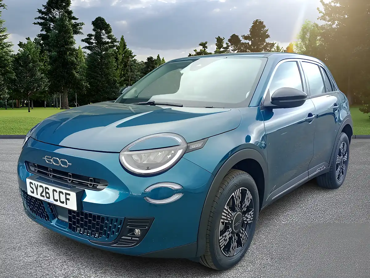 Used 2026 Fiat 600 Ocean Green - Front View