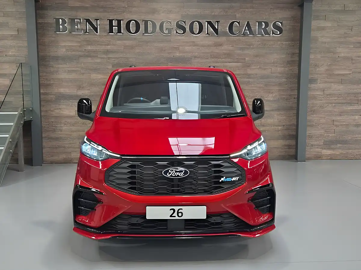 Used 2026 Ford Transit Custom Ms-Rt Ms-Rt Crew Van Double Cab Red - Interior and Exterior details 2