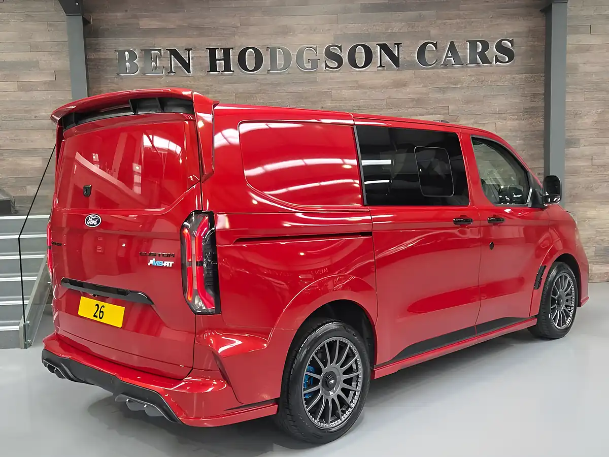 Used 2026 Ford Transit Custom Ms-Rt Ms-Rt Crew Van Double Cab Red - Interior and Exterior details 8