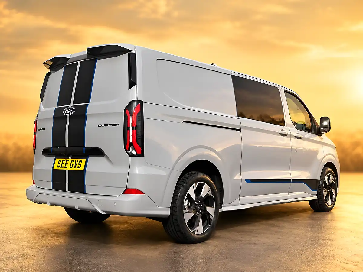 Used 2026 Ford Transit Custom Sport Crew Van Double Cab Grey - Interior and Exterior details 4
