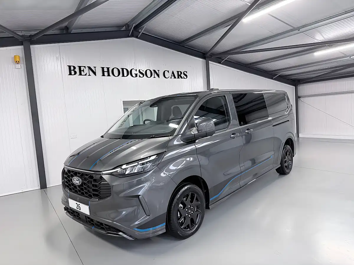 Used 2026 Ford Transit Custom Sport Crew Van Magnetic Grey Metallic - Interior and Exterior details 2