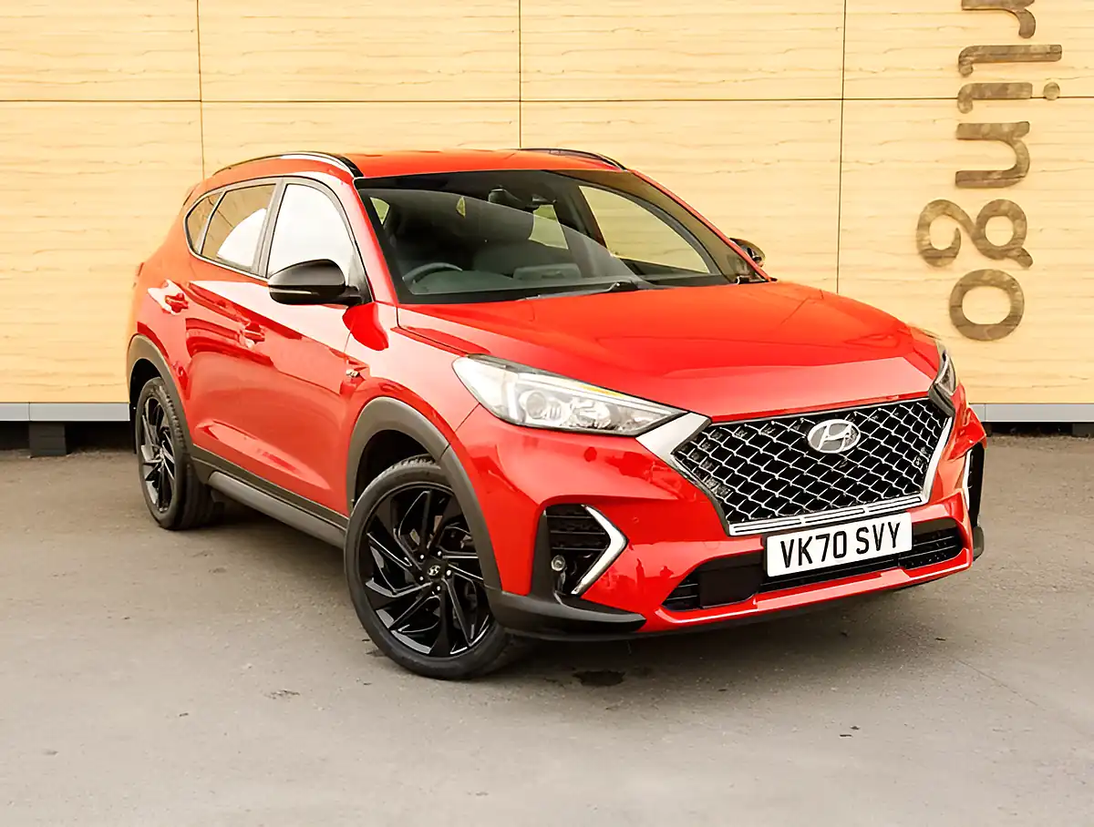 Used 2026 Hyundai Tucson N Line Red - Front View