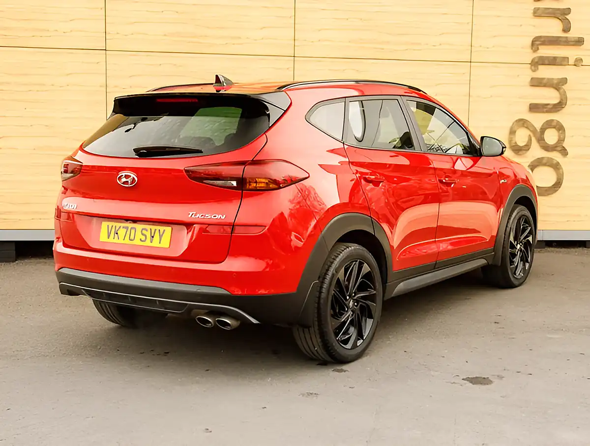Used 2026 Hyundai Tucson N Line Red - Interior and Exterior details 2