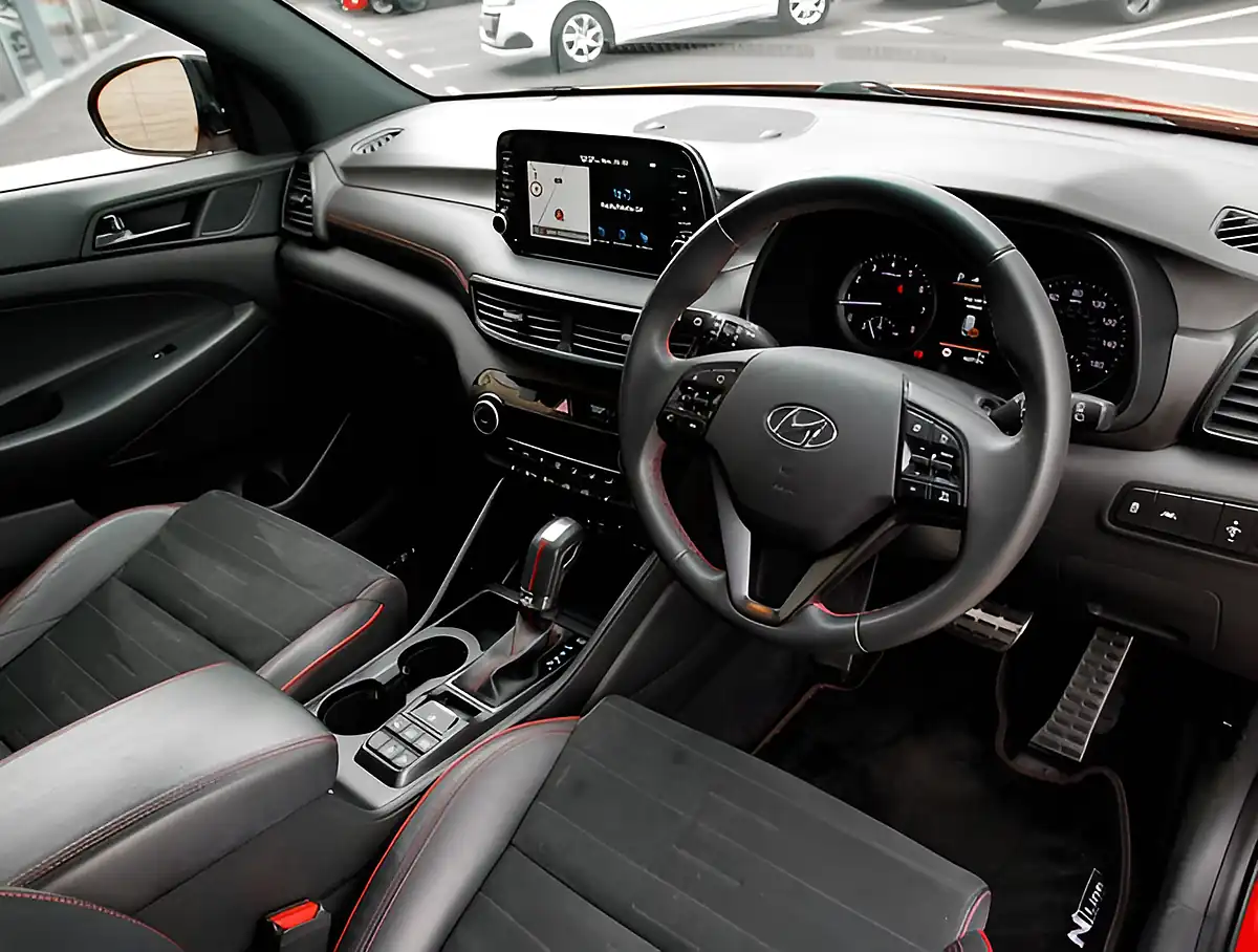 Used 2026 Hyundai Tucson N Line Red - Interior and Exterior details 4
