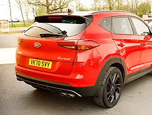 Used 2026 Hyundai Tucson N Line Red - Interior and Exterior details 8
