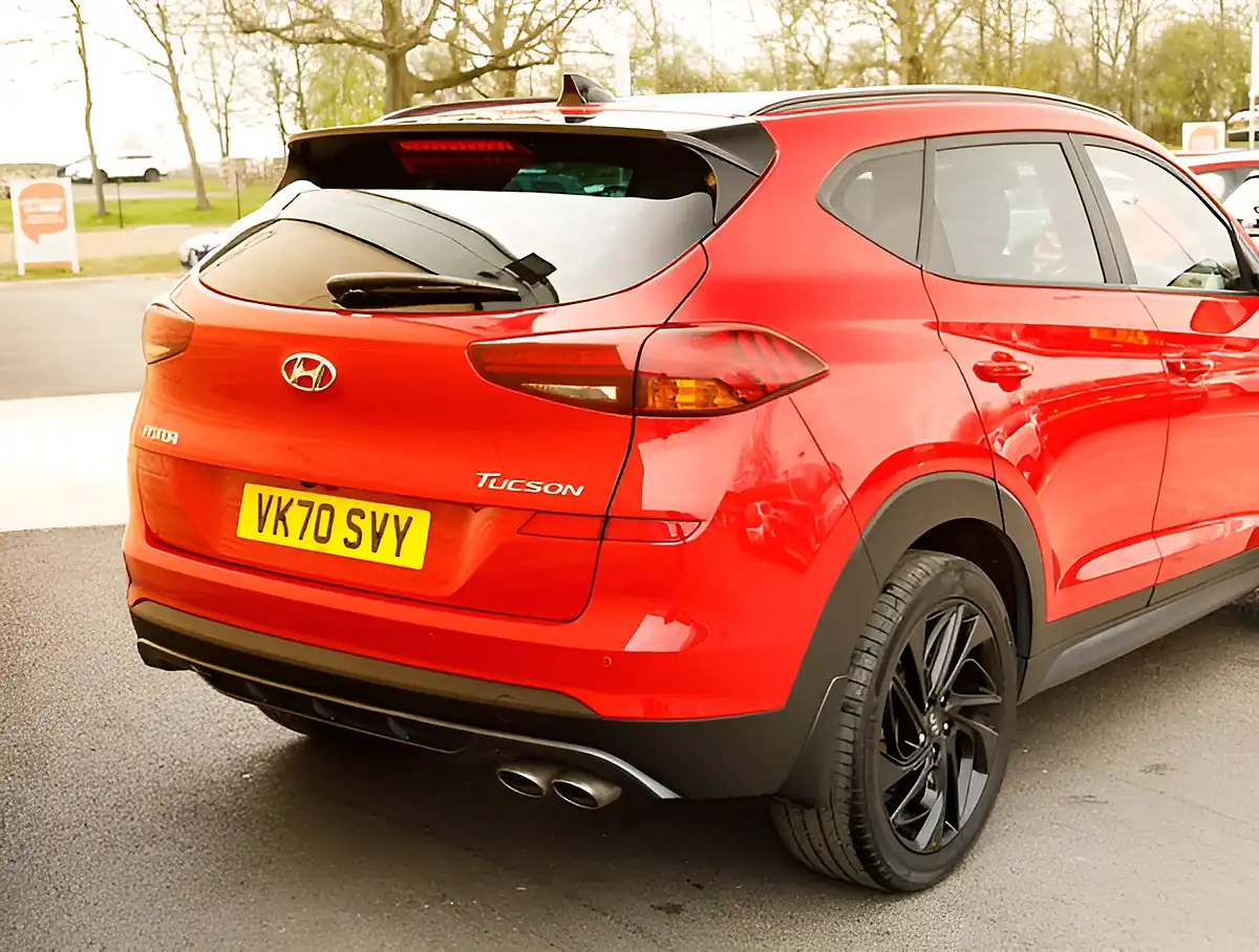 Used 2026 Hyundai Tucson N Line Red - Interior and Exterior details 8