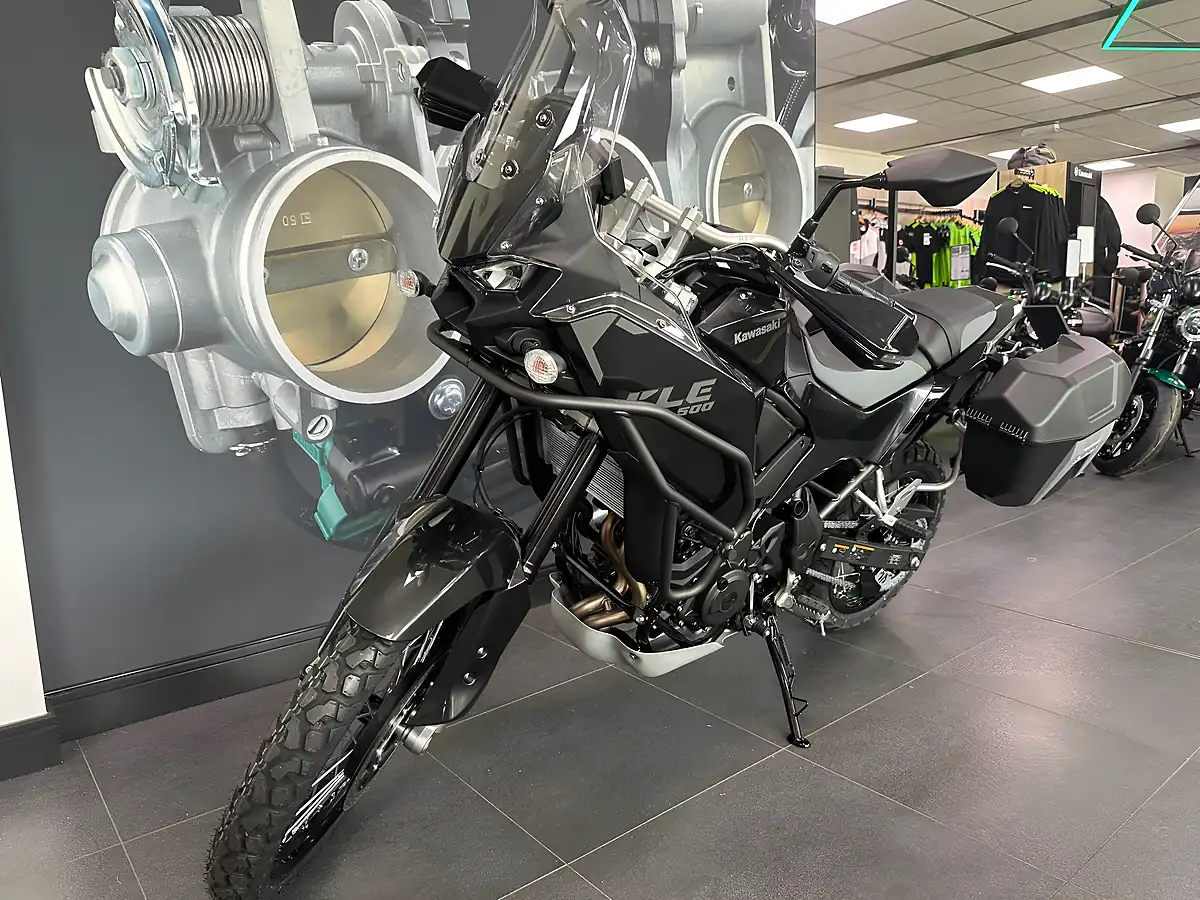 Used 2026 Kawasaki Kle 500 Adventure Tourer Black - Interior and Exterior details 10
