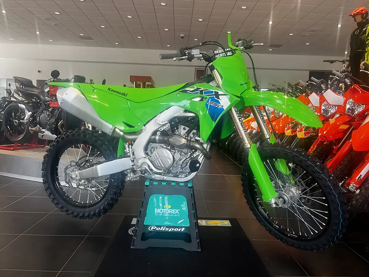 Used 2026 Kawasaki KX250 Green - Interior and Exterior details 7