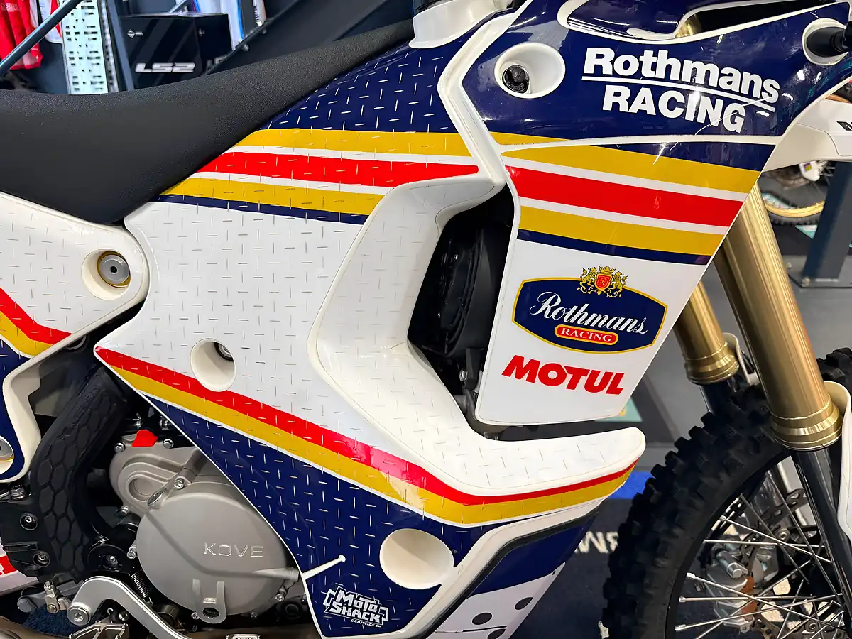 Used 2026 Kove 450 Rally Rothmans Livery - Interior and Exterior details 2
