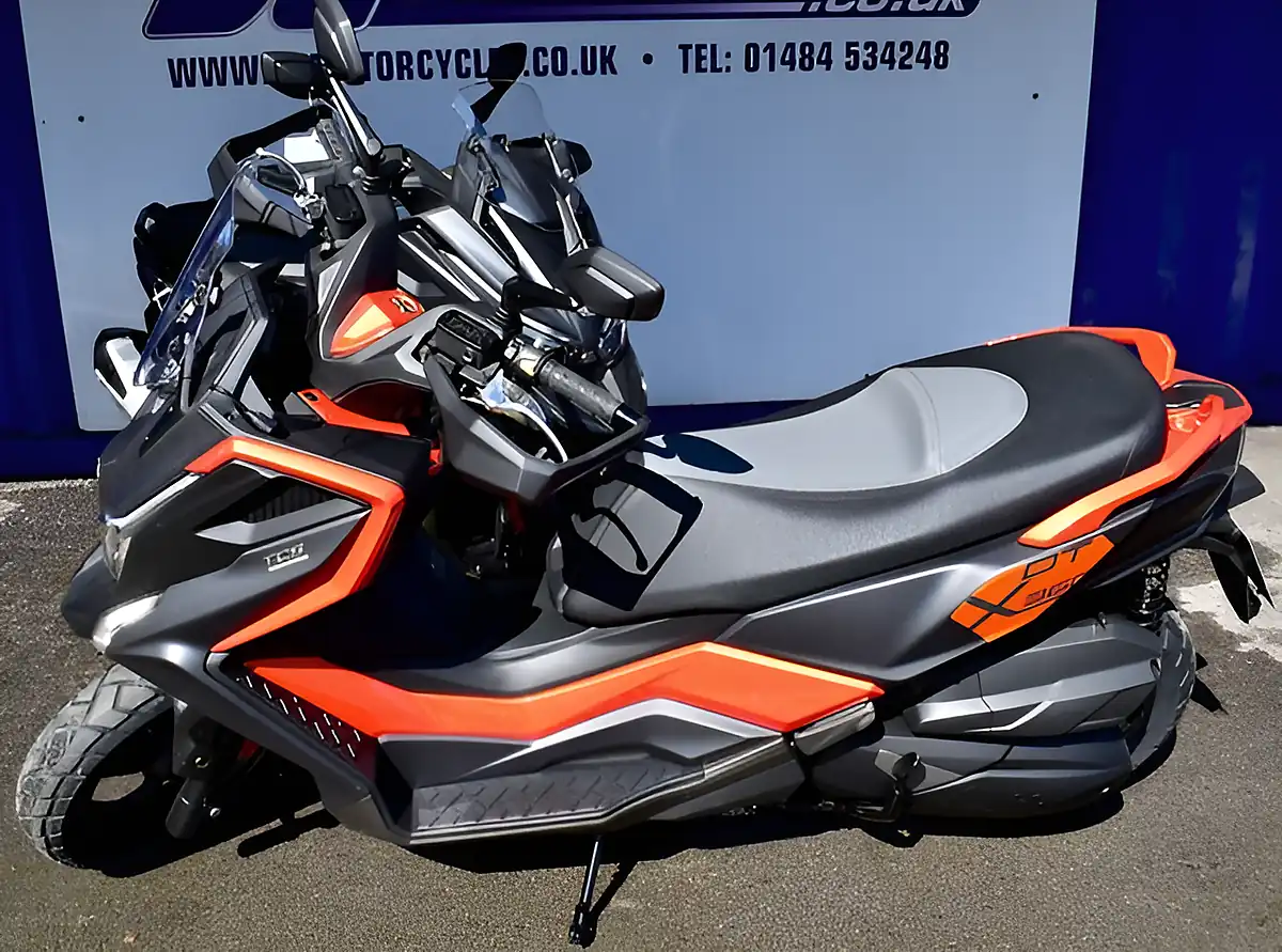 Used 2026 Kymco Dtx 360 320 Orange/Black - Front View