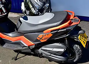 Used 2026 Kymco Dtx 360 320 Orange/Black - Interior and Exterior details 16