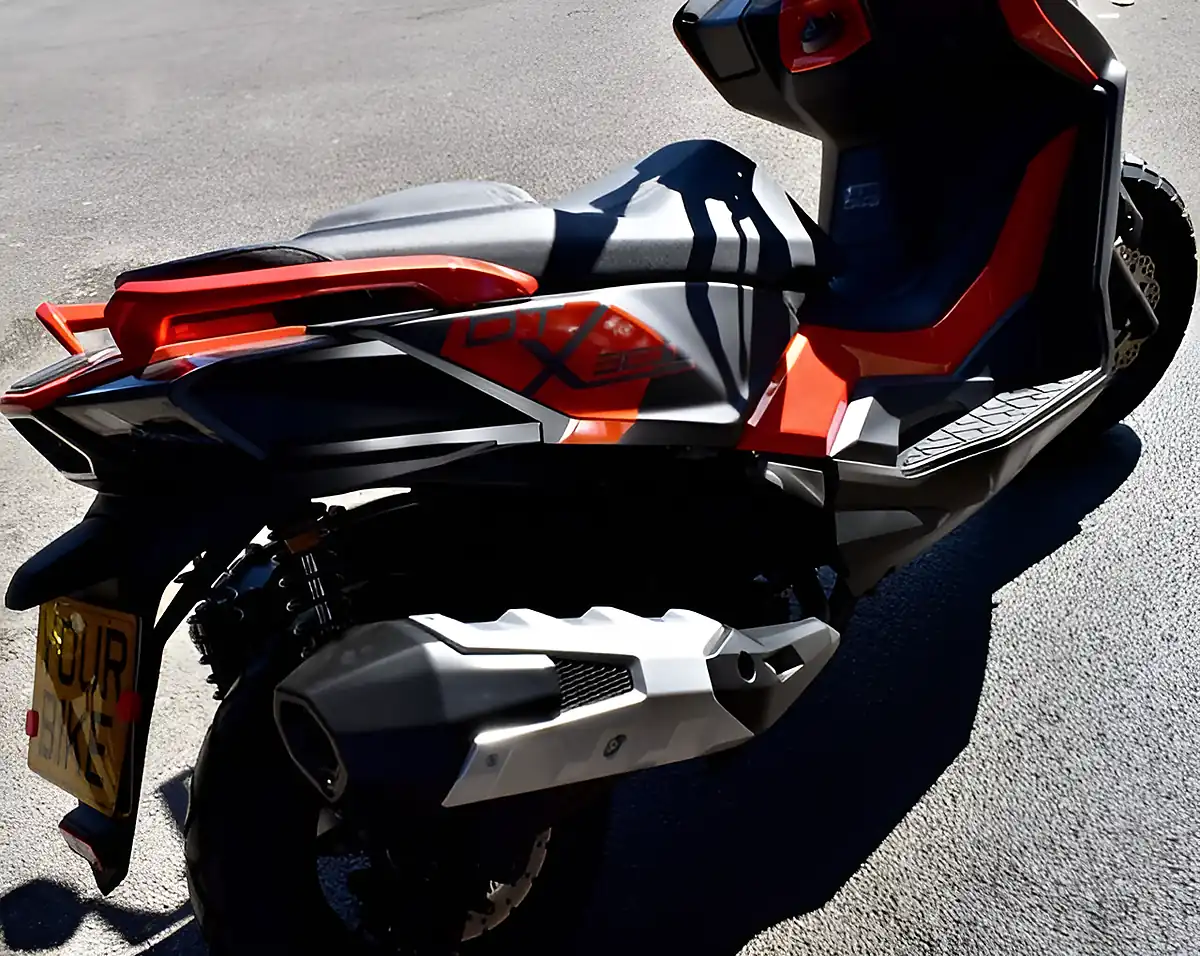 Used 2026 Kymco Dtx 360 320 Orange/Black - Interior and Exterior details 18
