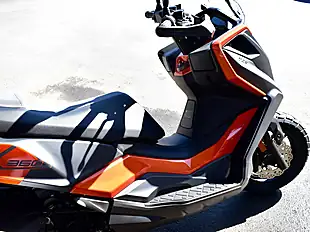 Used 2026 Kymco Dtx 360 320 Orange/Black - Interior and Exterior details 19