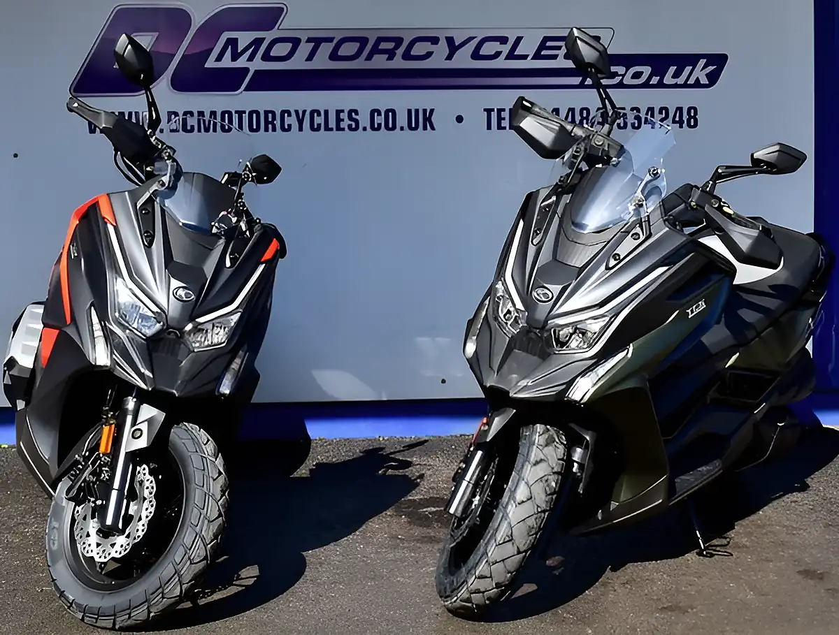 Used 2026 Kymco Dtx 360 320 Orange/Black - Interior and Exterior details 2