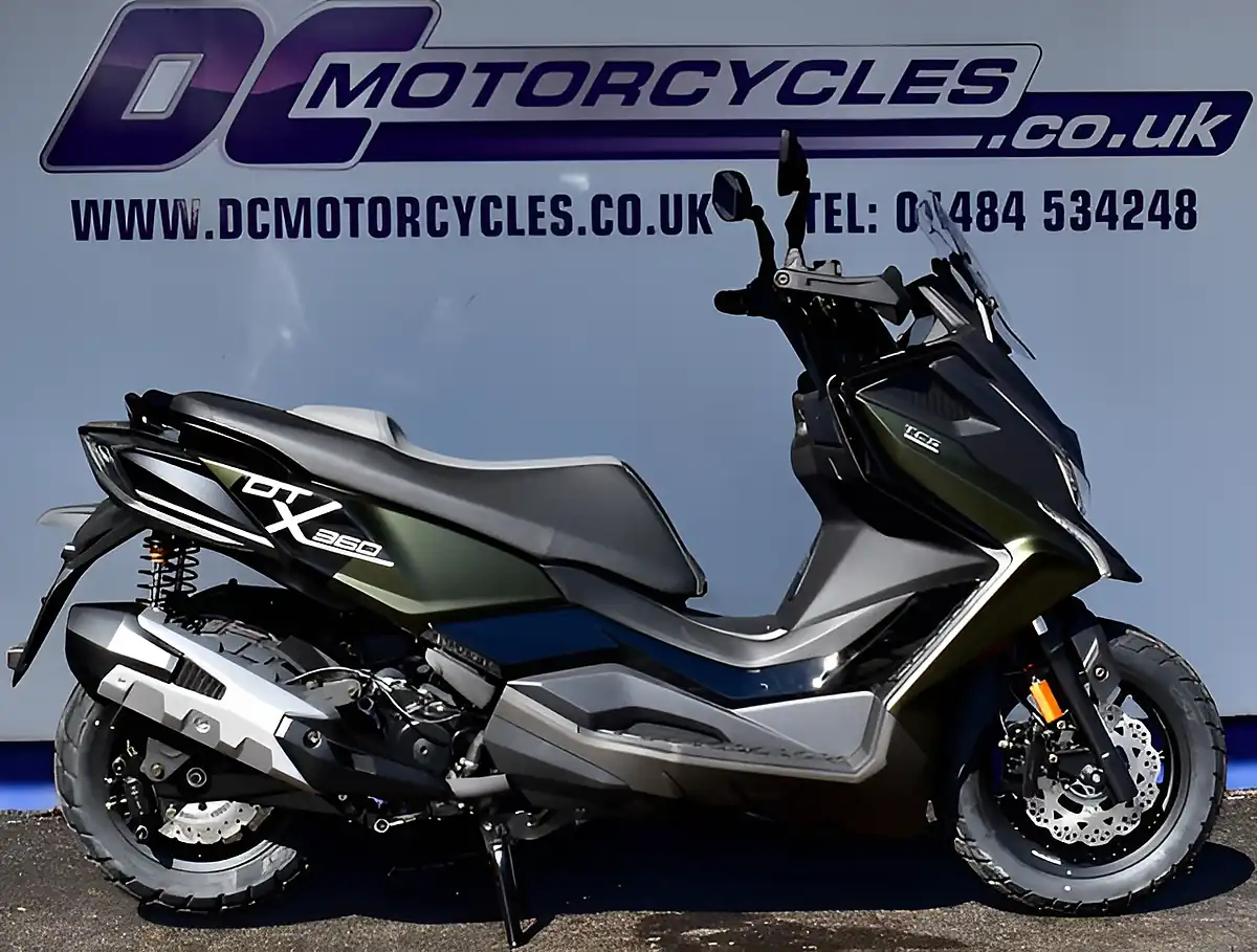 Used 2026 Kymco Dtx 360 320 Orange/Black - Interior and Exterior details 3