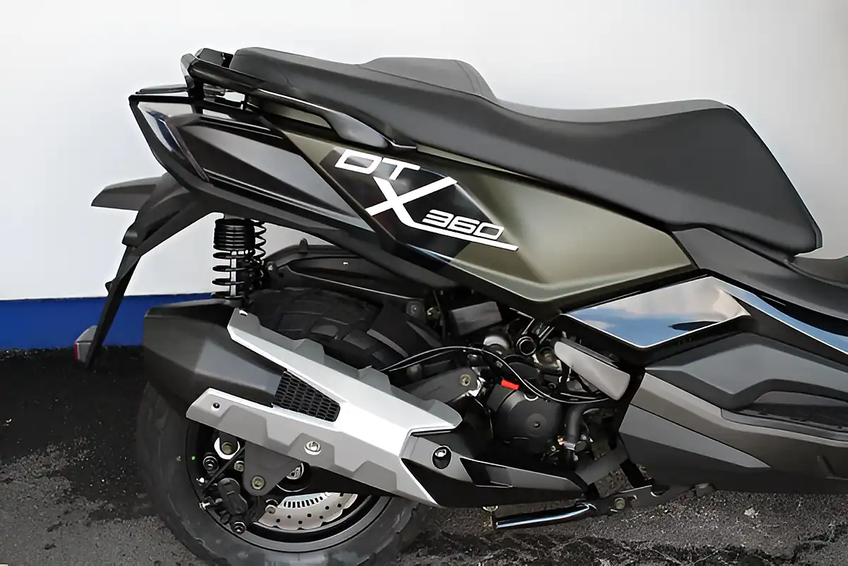 Used 2026 Kymco DTX360 Adventure Green/Grey - Interior and Exterior details 10