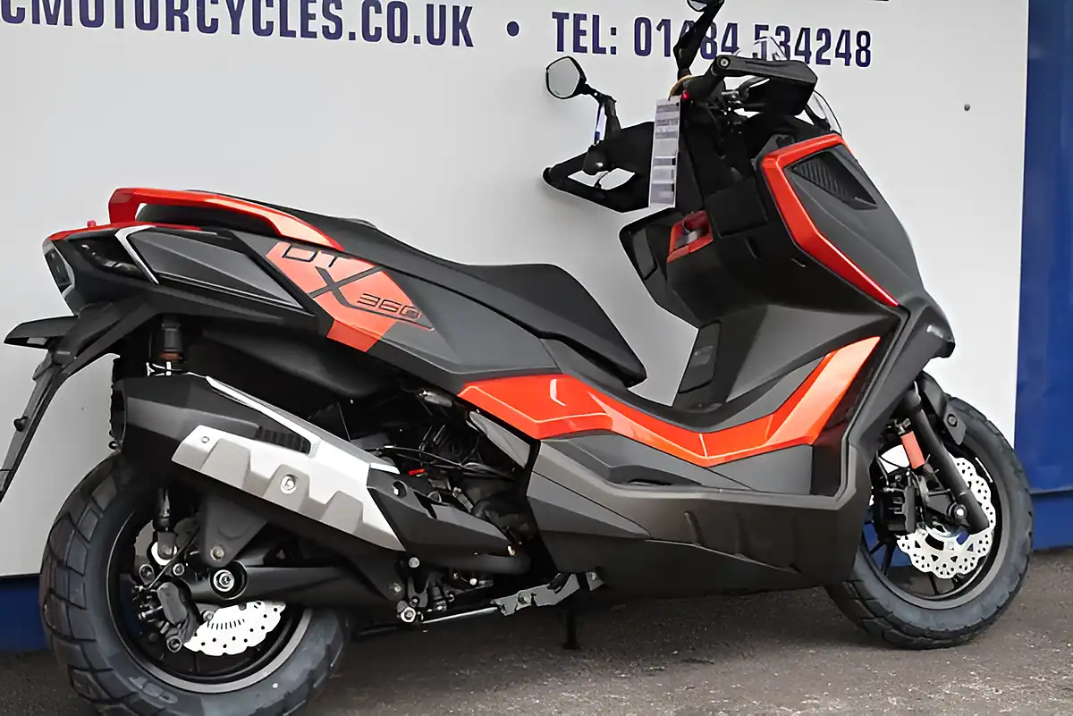 Used 2026 Kymco DTX360 Adventure Green/Grey - Interior and Exterior details 4