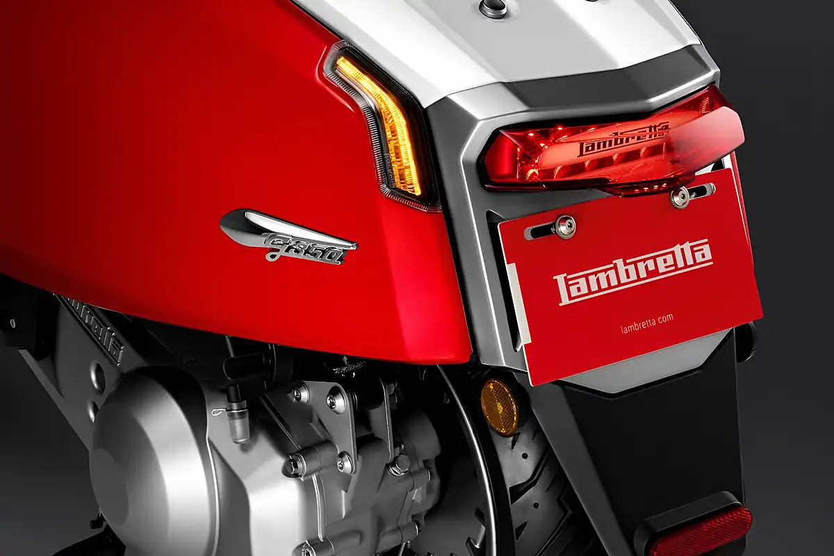 Used 2026 Lambretta G350 Series Ii Red/White - Interior and Exterior details 5