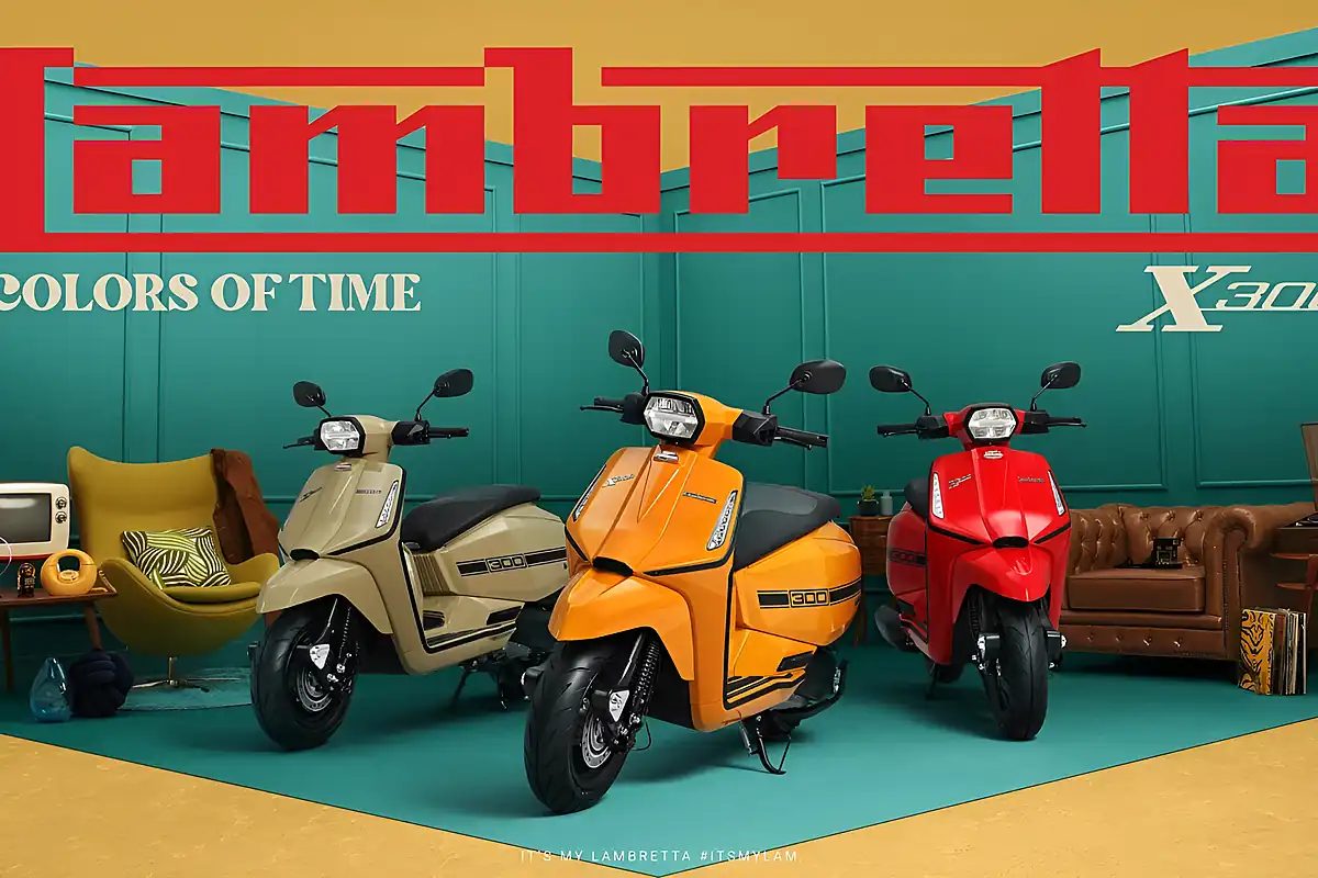 Used 2026 Lambretta X300 Sr Amaro Red - Front View