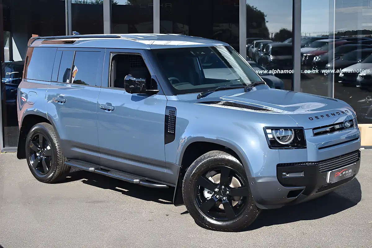 Used 2026 Land Rover Defender 110 S Hard Top Tasman Blue - Front View