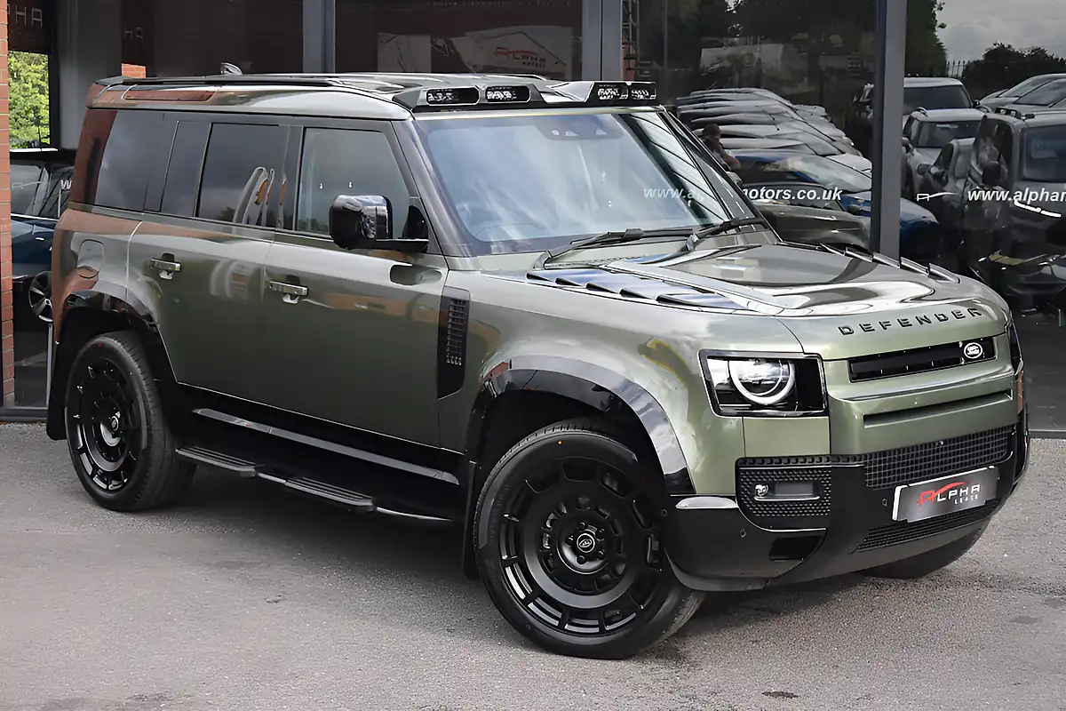 Used 2026 Land Rover Defender 110 S Hard Top Woolstone Green - Front View
