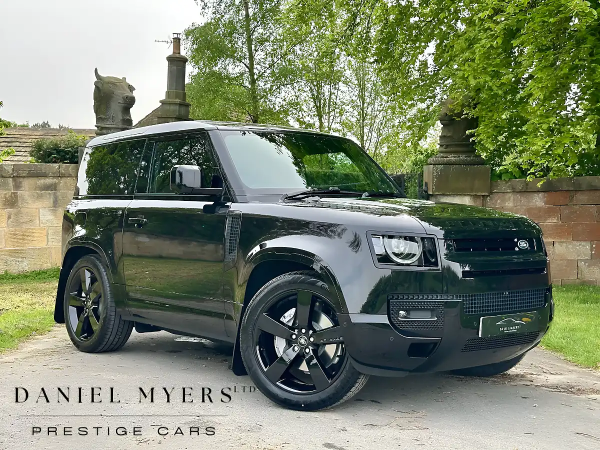 Used 2026 Land Rover Defender 90 X-Dynamic Hse Santorini Black - Front View