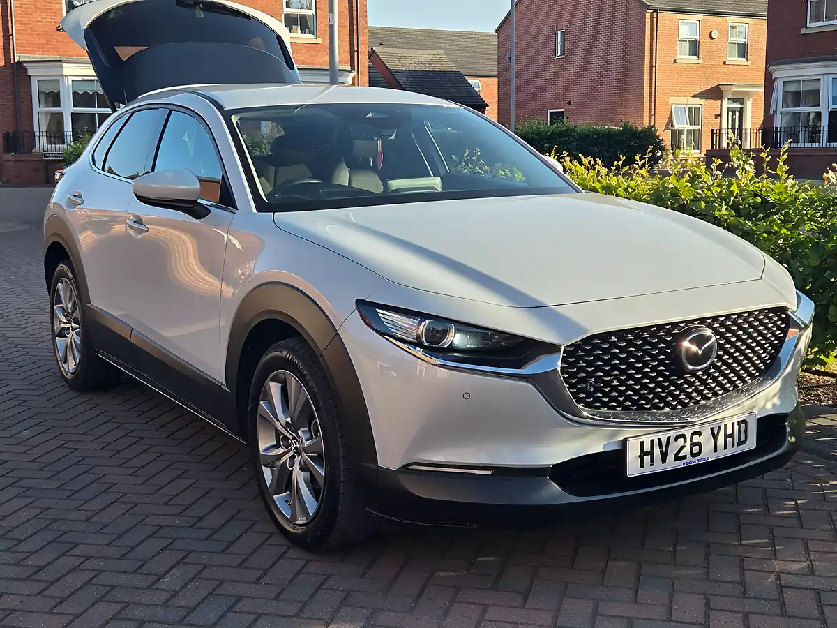 Used 2026 Mazda CX-30 Exclusive-Line White - Interior and Exterior details 3