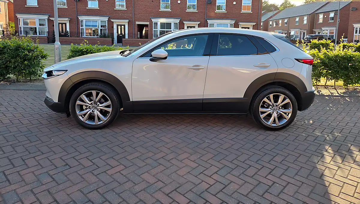 Used 2026 Mazda CX-30 Exclusive-Line White - Interior and Exterior details 8