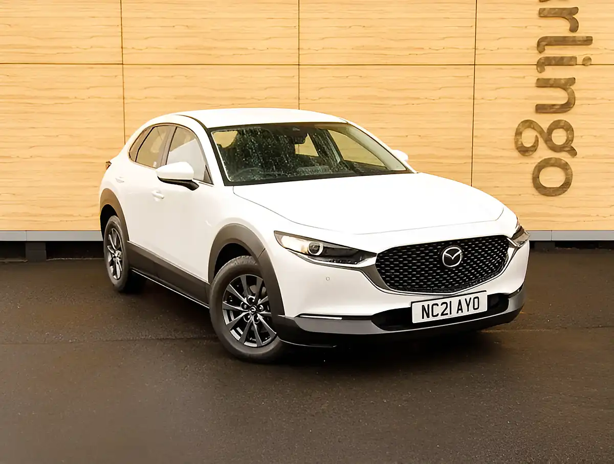 Used 2026 Mazda CX-30 Se-L Lux White - Front View