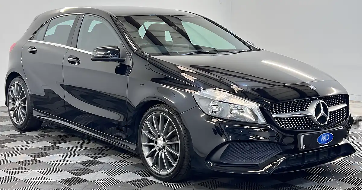 Used 2026 Mercedes-Benz a Class AMG Line Black - Front View