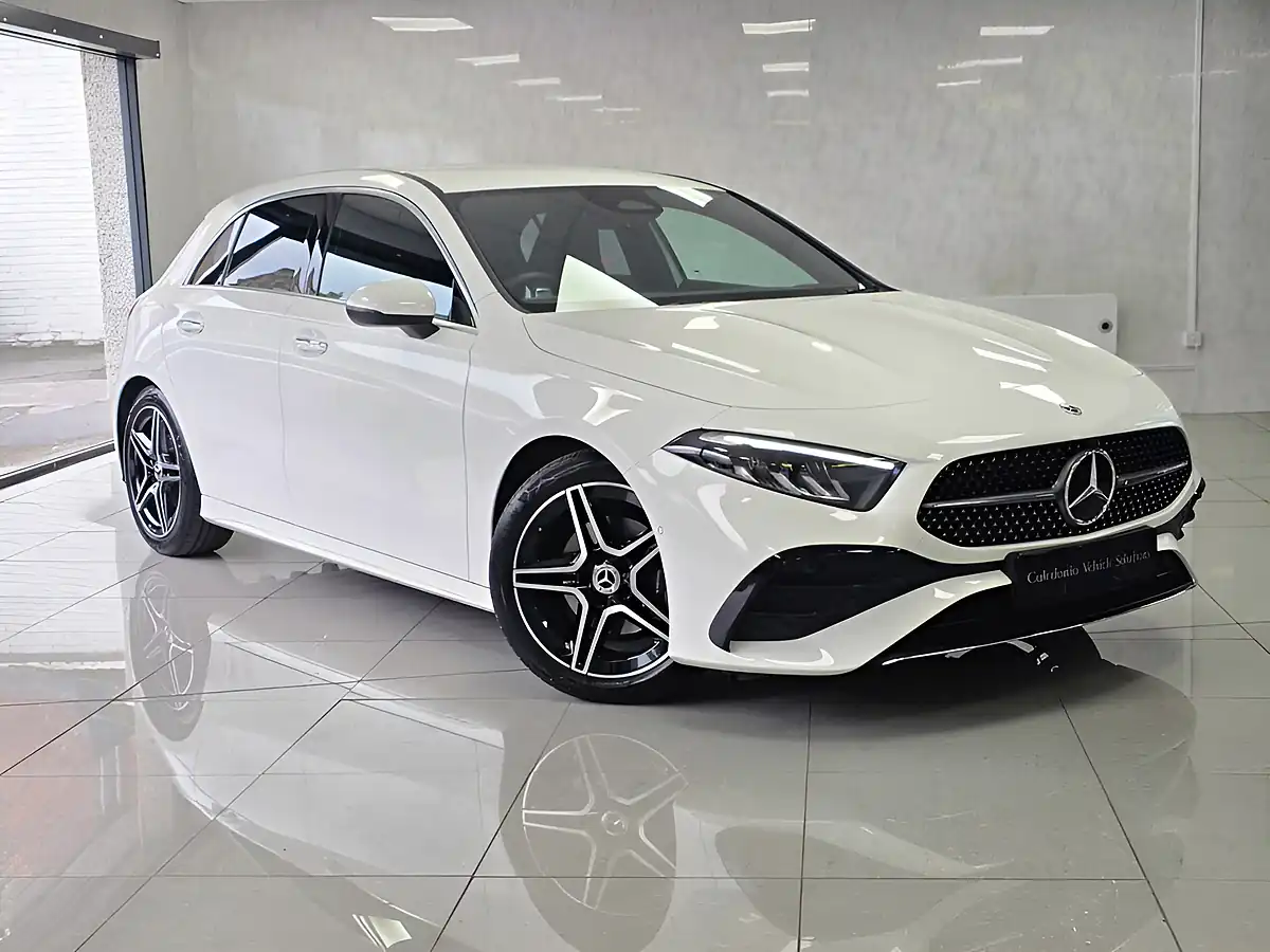Used 2026 Mercedes-Benz a Class AMG Line (executive) White - Front View